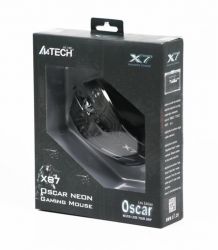  A4Tech X87 Oscar Neon Black USB -  4