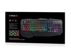  REAL-EL Gaming 8900 RGB Macro Ukr Black -  3
