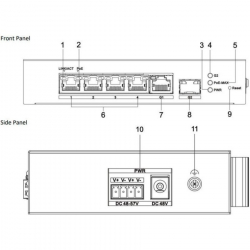 Комутатор Hikvision DS-3T1306P-SI/HS - Картинка 5