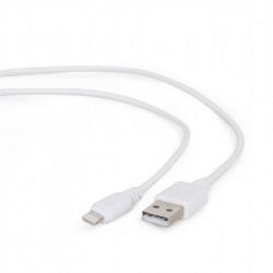  Cablexpert (CC-USB2-AMLM-W-0.1M), USB2.0 BM - Lightning, 0.1, 