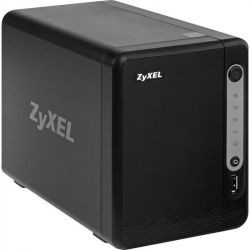 Сетевое хранилище Zyxel NAS326 на 2 диска (до 12 ГБ каждый), 1xLAN GE, 2xUSB3.0, 1xUSB2.0