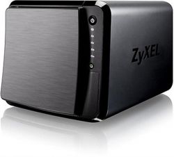 Сетевое хранилище Zyxel NAS542 на 4 диска (до 12 ГБ каждый), 2xLAN GE, Link Aggregation, 3xUSB3.0, слот для карт SD/XC