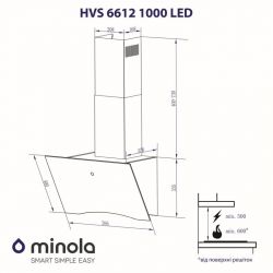  Minola HVS 6612 1000 BL LED -  9