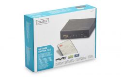  Digitus HDMI (INx3-OUTx1) 4K Black (DS-48304) -  4