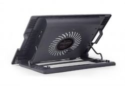 Подставка для ноутбука Подставка под ноутбук Gembird NBS-1F17T-01 до 17", 1x150 mm fan, black - Картинка 2