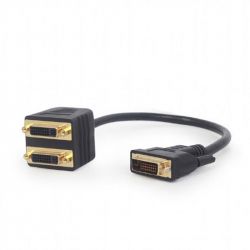 ������������ Cablexpert DVI - 2�DVI (M/M), 0.3 �, Black (A-DVI-2DVI-01)