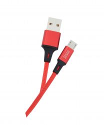  USB - micro USB 1  Tecro Red (MU-0100RD)