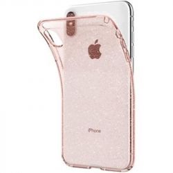 Чехол-накладка Spigen Liquid Crystal Glitter для Apple iPhone XS Max Rose Quartz (065CS25124) - Картинка 2