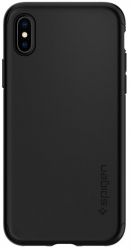 Чохол-накладка Spigen Thin Fit 360 для Apple iPhone XS Max Black (065CS24846) + скло - Картинка 2