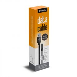 Кабель ColorWay USB-Lihgtning, 1м Black (CW-CBUL004-BK) - Картинка 3