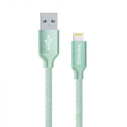  USB - Lightning 1  ColorWay Mint, 2.1A (CW-CBUL004-MT) -  1