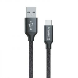   USB 2.0 AM to Type-C 1.0m 2.1 black ColorWay (CW-CBUC003-BK) -  1