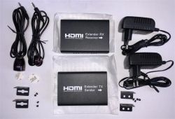���������� Atcom HDMI - RJ-45 (F/F), �� 120 �, Black (14157)