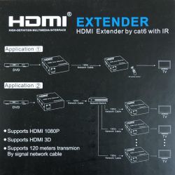 Подовжувач Atcom HDMI - RJ-45 (F/F), до 120 м, Black (14157) - Картинка 4