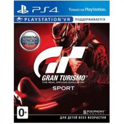 Игра Gran Turismo Sport для Sony PlayStation 4, поддержка VR, Russian version, Blu-ray (9828556)