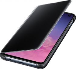 �����-������ Samsung Clear View Cover ��� Samsung Galaxy S10e SM-G970 Black (EF-ZG970CBEGRU) - �������� 4