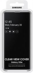�����-������ Samsung Clear View Cover ��� Samsung Galaxy S10e SM-G970 Black (EF-ZG970CBEGRU) - �������� 5