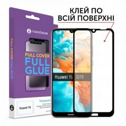   MakeFuture  Huawei Y6 2019 Black Full Glue, 0.33 mm (MGF-HUY619)