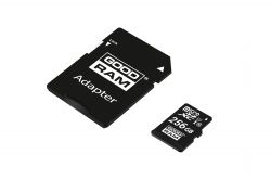   MicroSDXC 256GB UHS-I Class 10 Goodram + SD-adapter (M1AA-2560R12) -  2