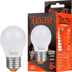  LED Tecro TL-G45-6W-4K-E27 6W 4000K E27 -  1