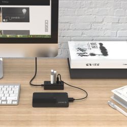 ������������ USB2.0 Orico W5P-U2-030-BK-PRO Black (CA911424) 4�USB2.0 - �������� 4