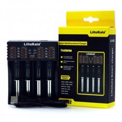    Liitokala Lii-402, Ni-Mh/Li-ion/Li-Fe/LiFePO4, USB, Powerbank, LED, Box -  3