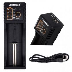 Зарядний пристрій для акумуляторів Liitokala 1 Slot, LED дисплей, USB, Li-ion/Ni-MH/Ni-Cd/AA/ААA/AAAA/С (Lii-100) - Картинка 2