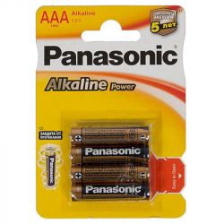  Panasonic Alkaline Power AAA/LR03 BL 4 