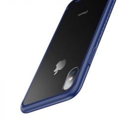 - Baseus See-through Glass  Apple iPhone X Blue (WIAPIPHX-YS03) -  2