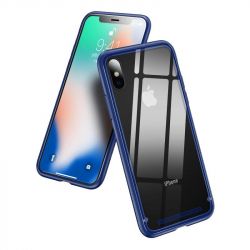 - Baseus See-through Glass  Apple iPhone X Blue (WIAPIPHX-YS03) -  3