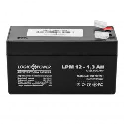      LogicPower LPM 12V 1.3AH (LPM 12 - 1.3 AH) AGM -  3