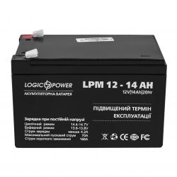      LogicPower LPM 12V 14AH (LPM 12 - 14 AH) AGM -  1