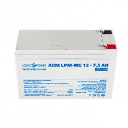      LogicPower 12V 7.5AH (LPM-MG 12 - 7.5 AH) AGM   -  1