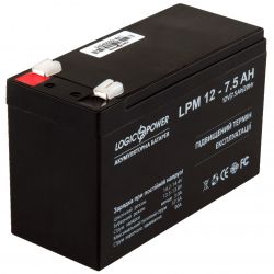      LogicPower 12V 7.5AH (LPM 12 - 7,5 AH) AGM -  1