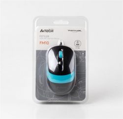 Миша A4Tech FM10 Black/Blue USB - Картинка 4
