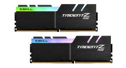  8Gb x 2 (16Gb Kit) DDR4, 3600 MHz, G.Skill Trident Z RGB, Black, 18-22-22-42, 1.35V,   (F4-3600C18D-16GTZRX)