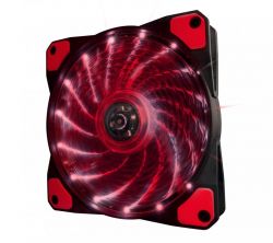  120 mm Frime Iris LED Fan 15LED Red (FLF-HB120R15), 120x120x25mm