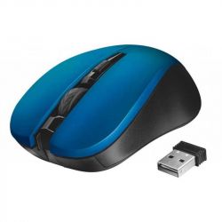   Trust Mydo Silent Click, Blue, , 1000/1400/1800 dpi, 4 ,       90%,     USB, 2xAAA (21870) -  1