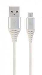  Cablexpert (CC-USB2B-AMmBM-2M-BW2) USB 2.0 A - microUSB, 2.1, , 2,  -  1