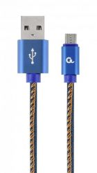  USB - micro USB 2  Cablexpert, , 2.1  (CC-USB2J-AMmBM-2M-BL)