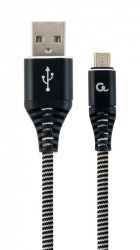  Cablexpert (CC-USB2B-AMmBM-2M-BW) USB 2.0 A - microUSB, 2.1, , 2, 