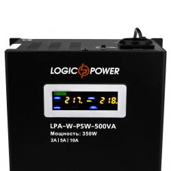    LogicPower LPA-W-PSW-500VA Black, 350  2A/5A/10A    12 ,  (LPA-W-PSW-500VA) -  3