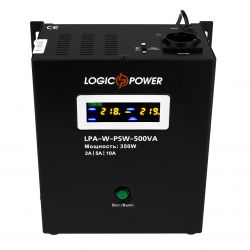    LogicPower LPA-W-PSW-500VA Black, 350  2A/5A/10A    12 ,  (LPA-W-PSW-500VA) -  4