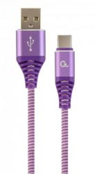  USB - USB Type-C 1  Cablexpert Purple, 2.1,  (CC-USB2B-AMCM-1M-PW)