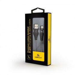 ������ Cablexpert (CC-USB2B-AMLM-1M-BW) USB 2.0 A - Lightning, �������, 1�, ������ - �������� 2