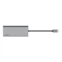  USB-C Belkin Travel Space grey (F4U092BTSGY) 2USB3.0, USB-C -  3