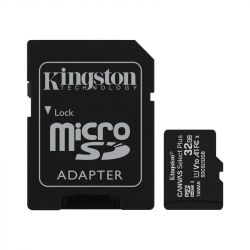  '  ` MicroSDHC 2x32GB UHS-I Class 10 Kingston Canvas Select Plus R100MB/s + SD- (SDCS2/32GB-2P1A) -  1