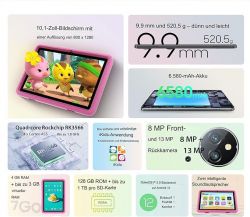 ������� Blackview Tab 8 Kids 4/128GB Pudding Pink (6931548313038) - �������� 4
