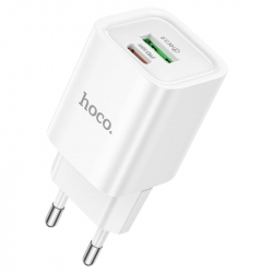 ��������� �������� ������� Hoco C149A 1USB-C/1USB PD/QC 30W White (6942007630337)