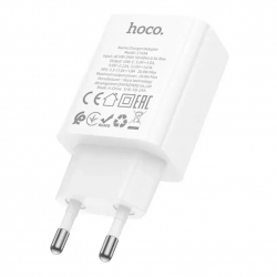 ��������� �������� ������� Hoco C143A (1USB-C, 3�) 20W White (6942007652063) - �������� 2